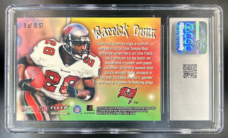 Warrick Dunn SkyBox Sole Train #9ST Star Rubies 69/100