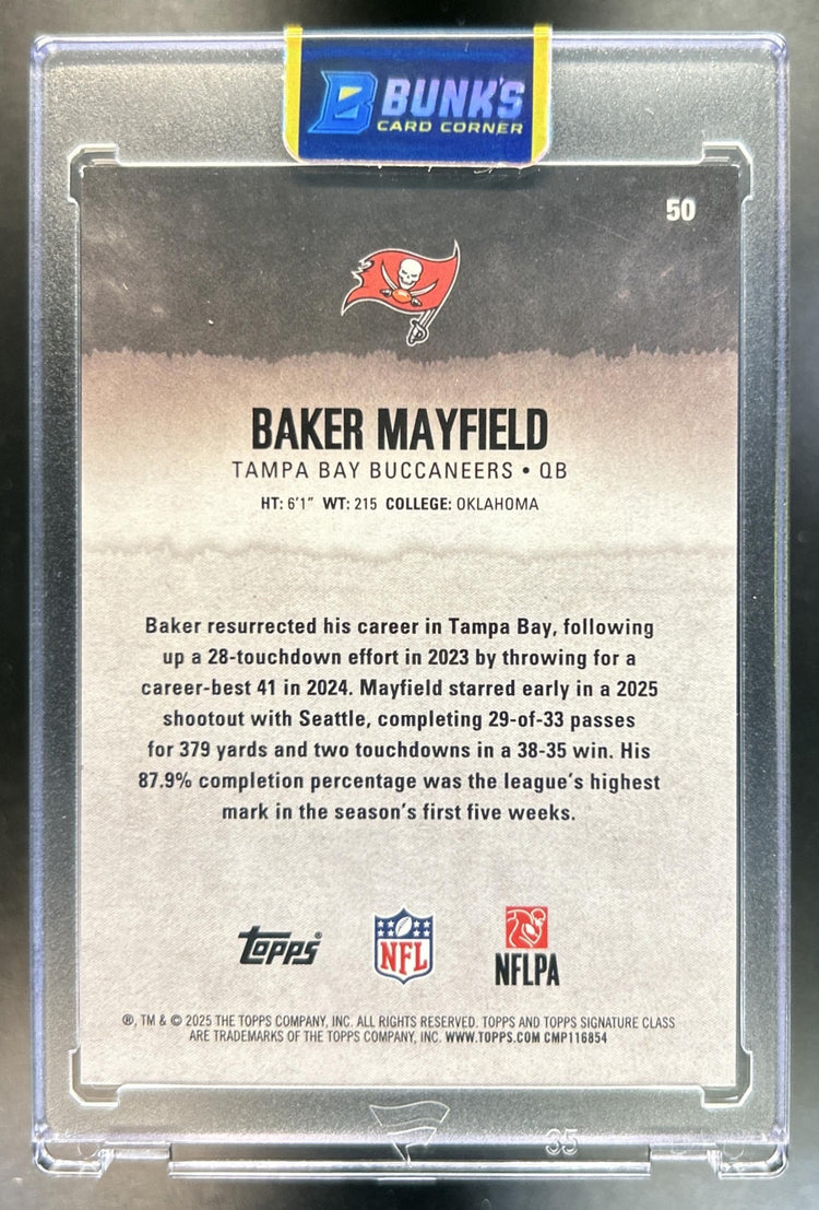 Baker Mayfield back image