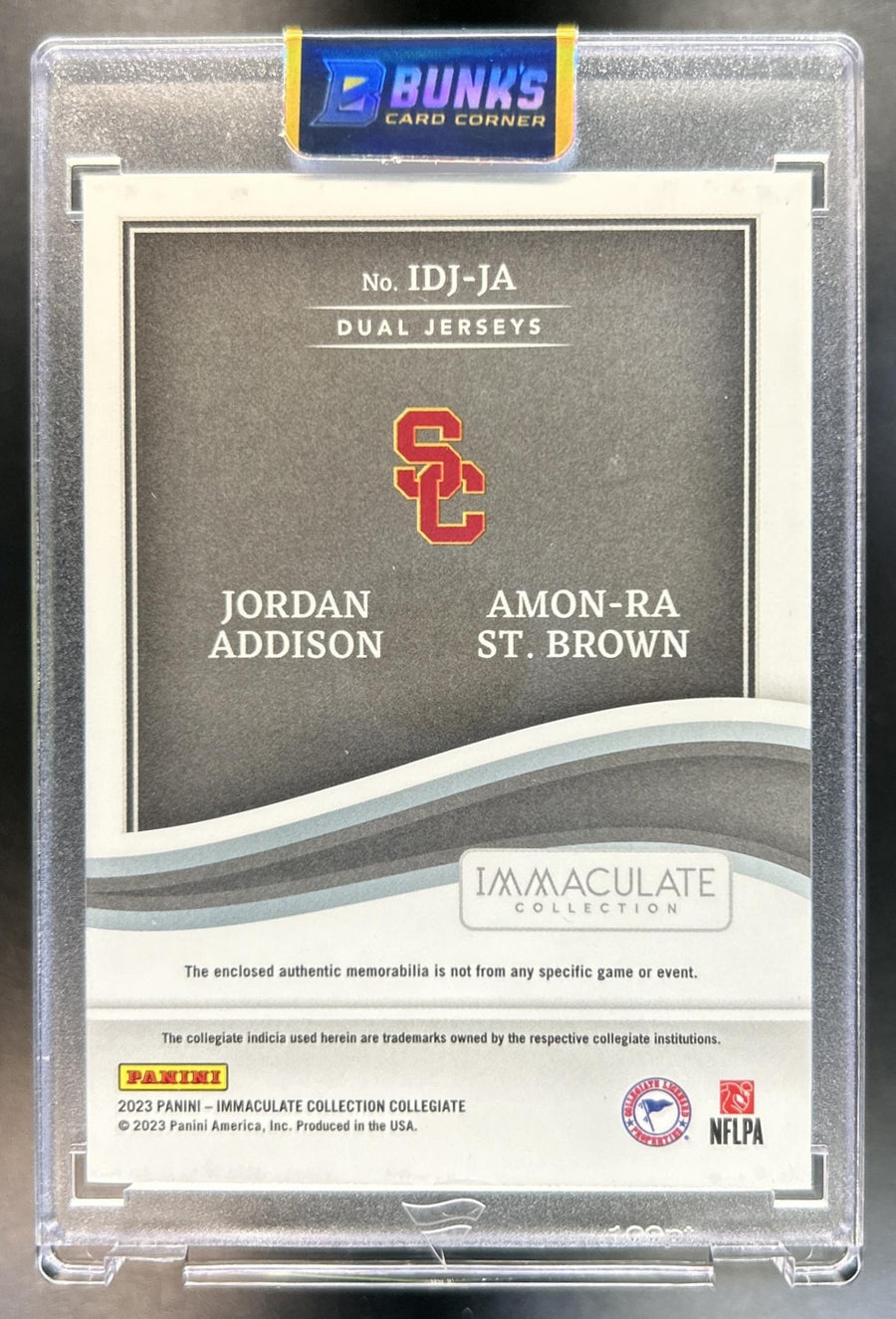 Jordan Addison / Amon-Ra St. Brown back image