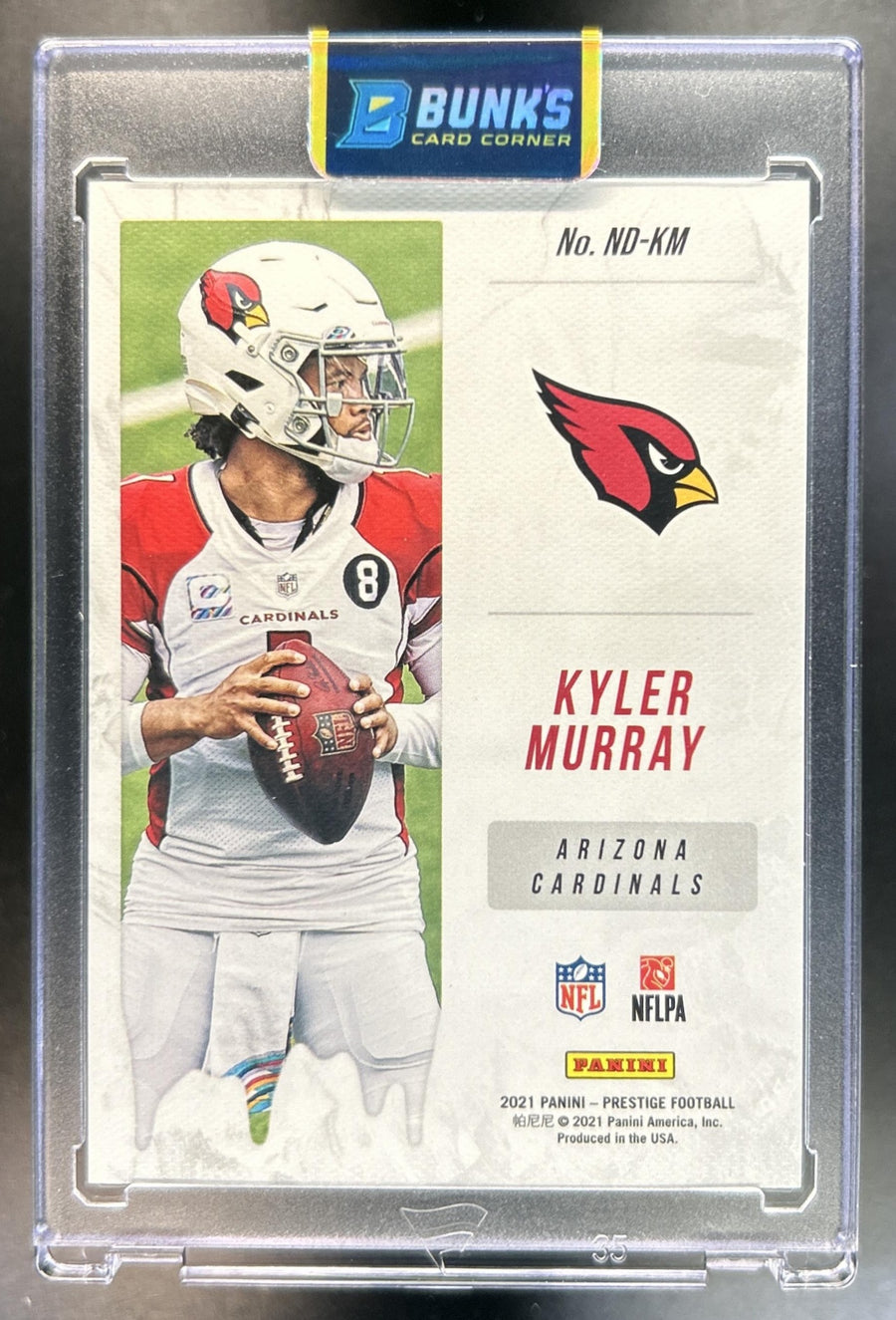 Kyler Murray back image