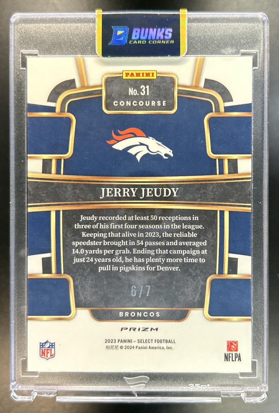 Jerry Jeudy back image