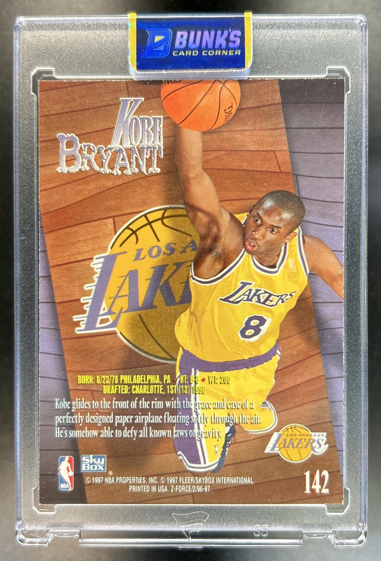 Kobe Bryant 1996-97 Skybox Z-Force #142 RC Lakers