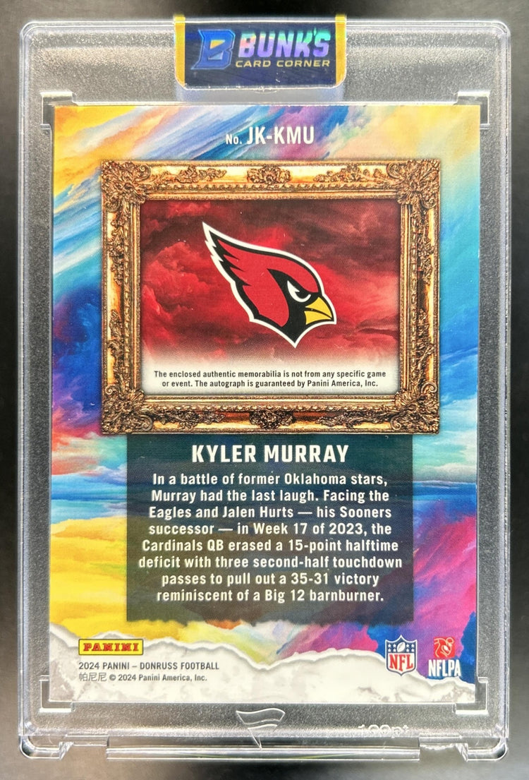 Kyler Murray 2024 Panini Donruss #27 Jersey Kings Cardinals
