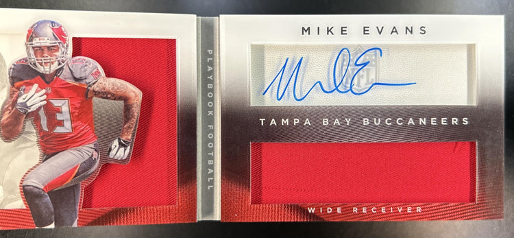 Mike Evans 2014 Panini Playbook #137 269/299 RC Auto Buccaneers