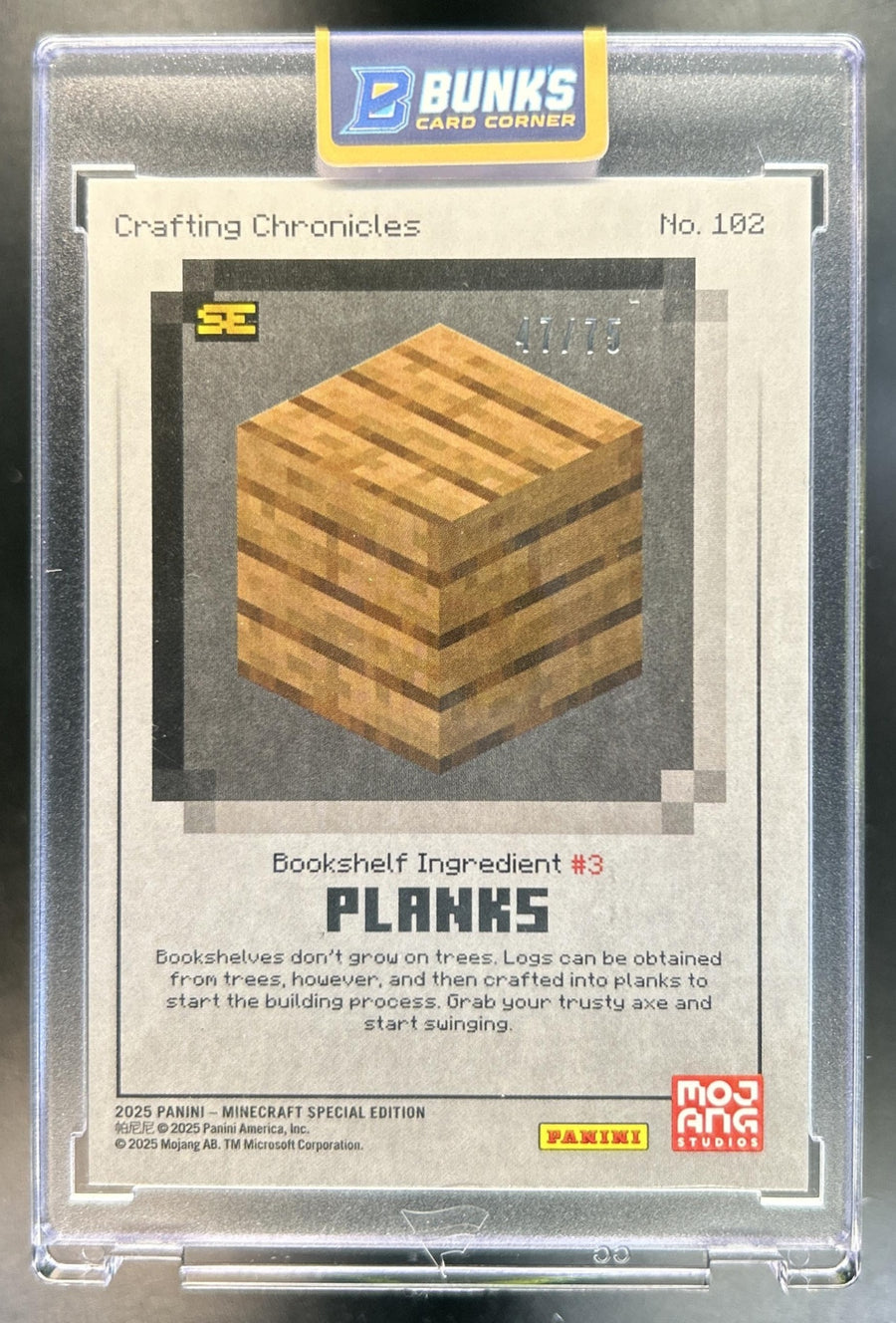 Planks #102 Iron 47/75 Crafting Chronicles
