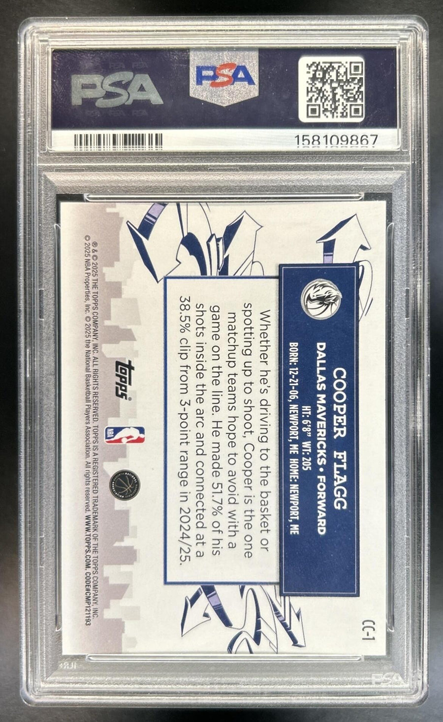 Cooper Flagg back image