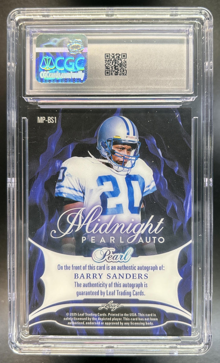 Barry Sanders back image
