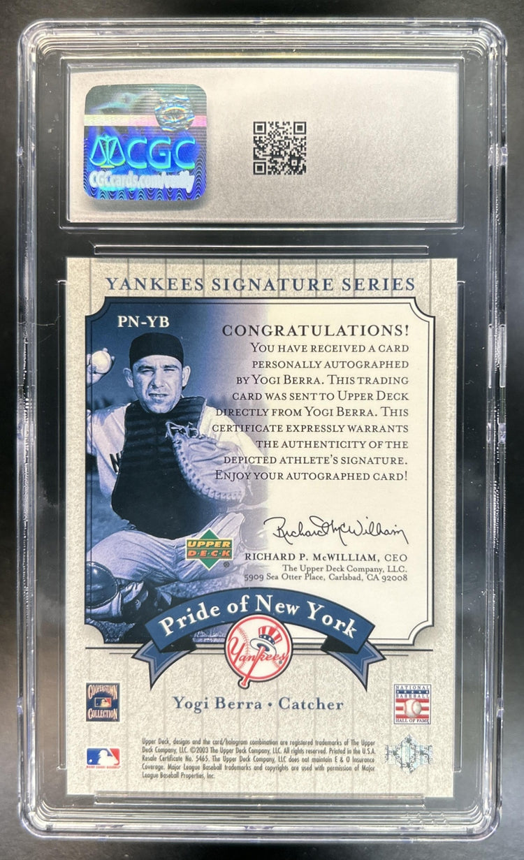 Yogi Berra back image