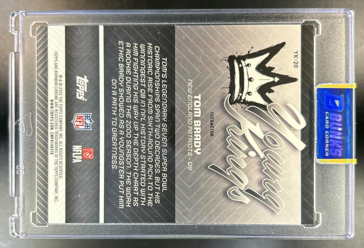 Tom Brady 2026 Bowman #YK-20 Young Kings Chrome Refractor Patriots