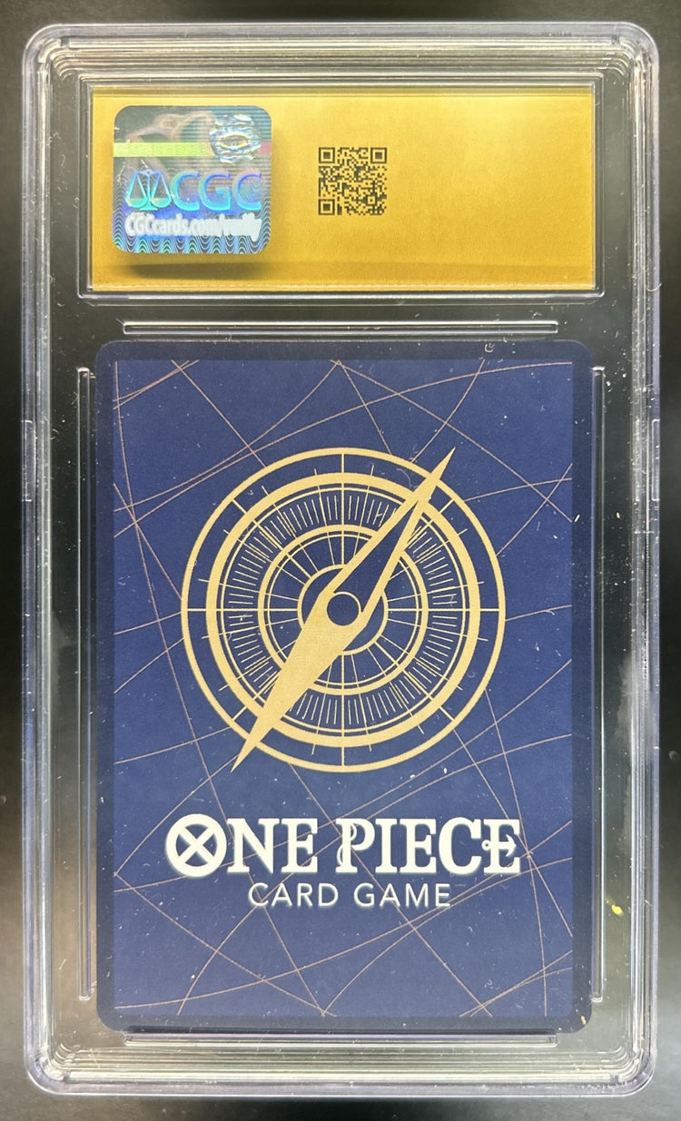 Monkey D. Luffy 2024 One Piece Emperors in the New World JP #OP09-119 Secret Rare Alternative Art Parallel CGC 10