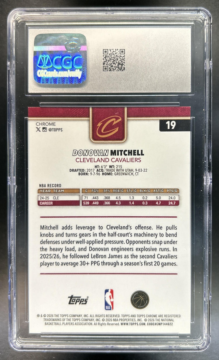 Donovan Mitchell back image