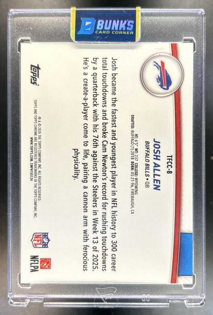 Josh Allen back image