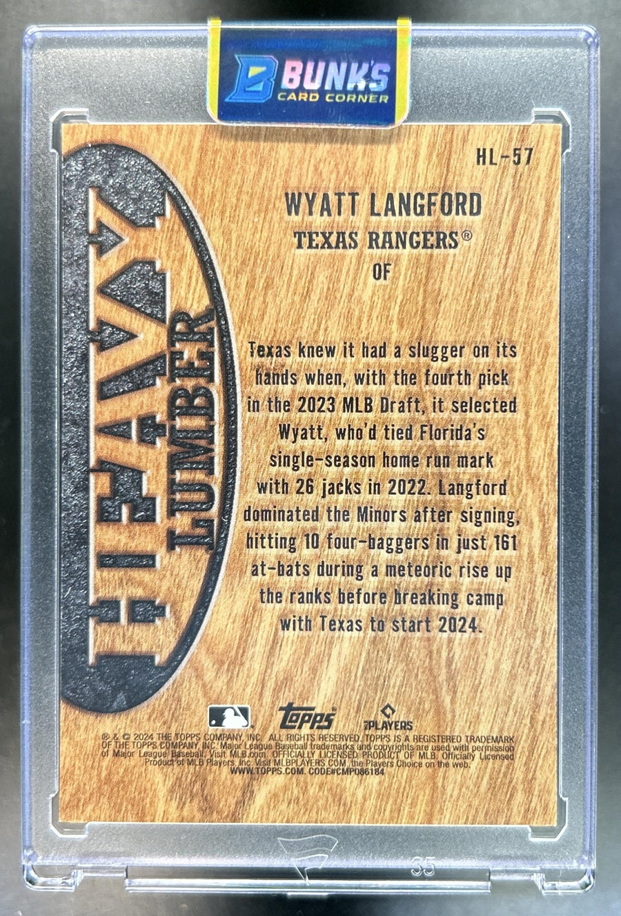 Wyatt Langford back image
