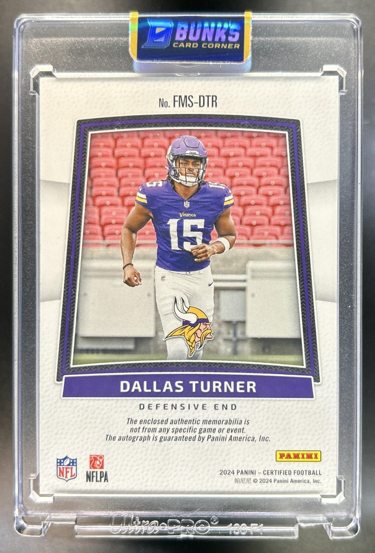 Dallas Turner back image