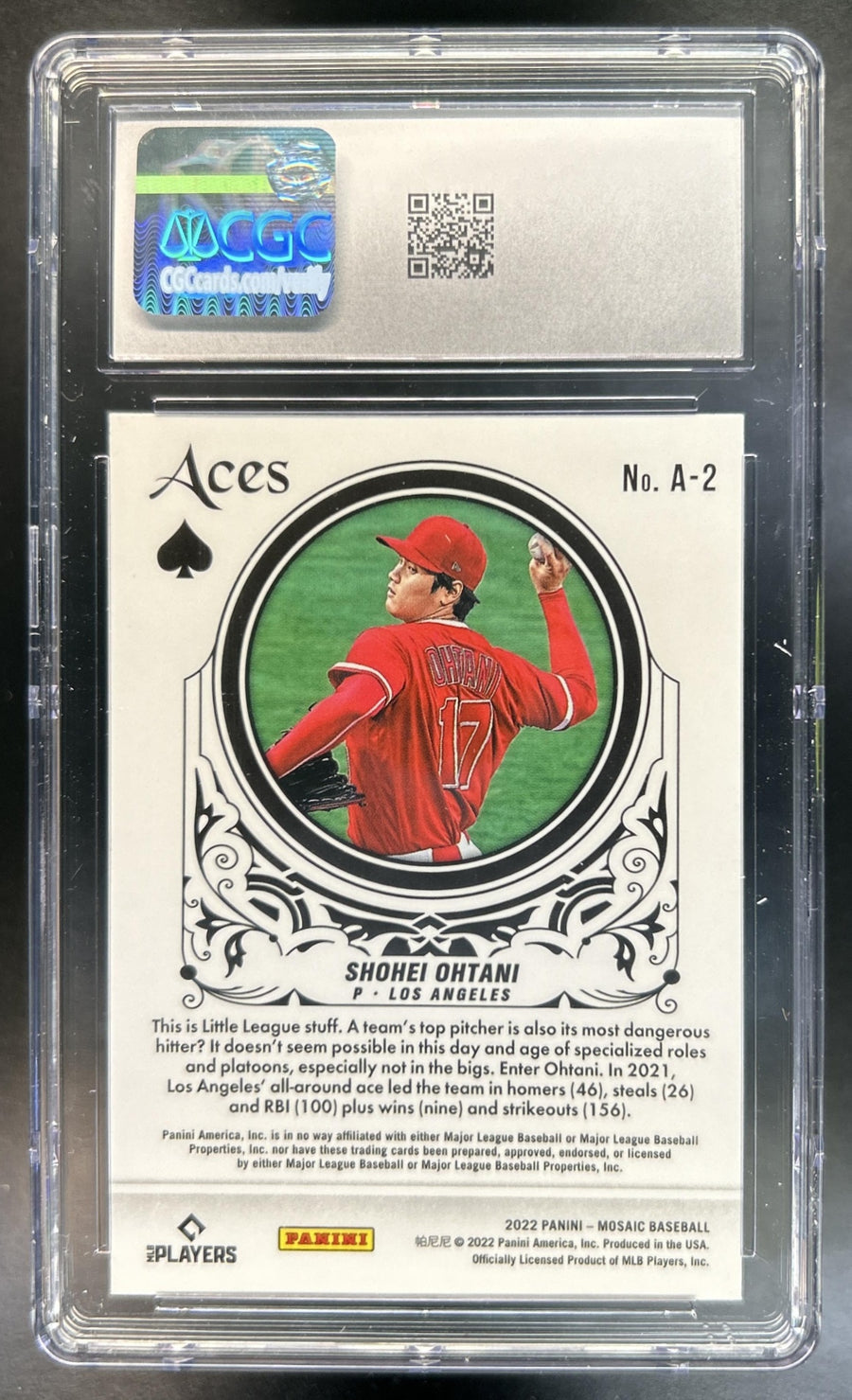 Shohei Ohtani back image