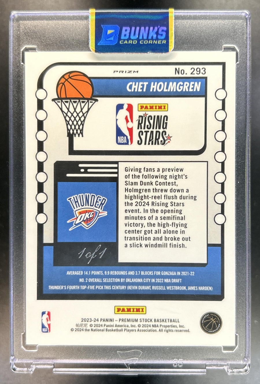 Chet Holmgren back image