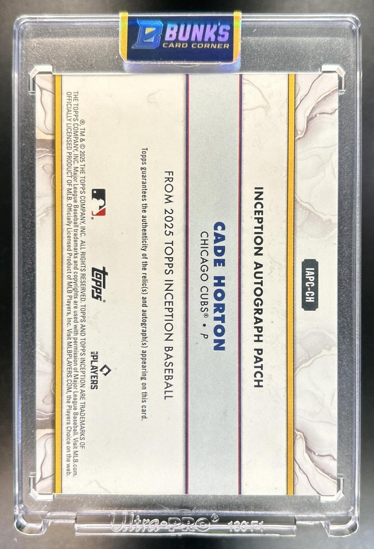 Cade Horton back image