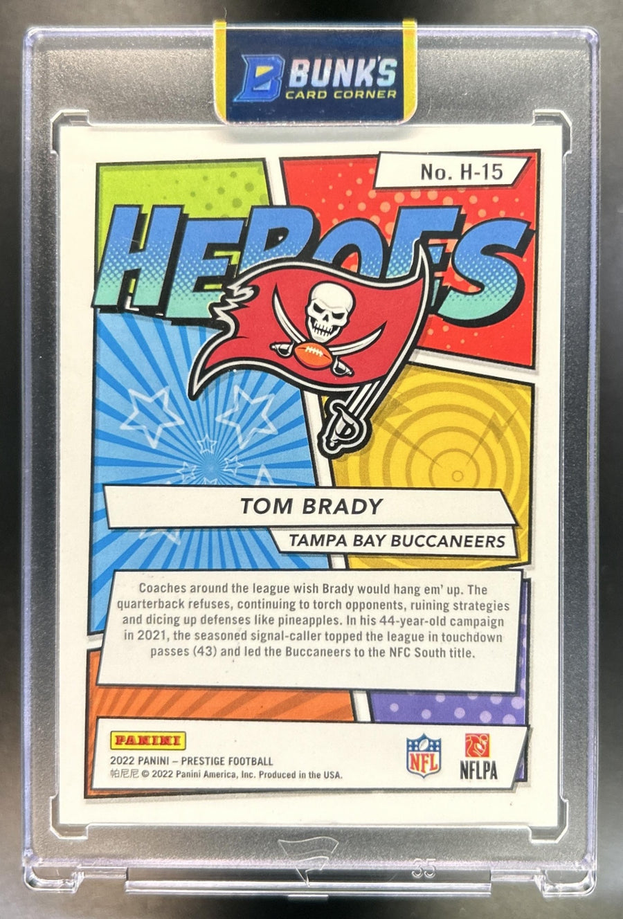 Tom Brady back image