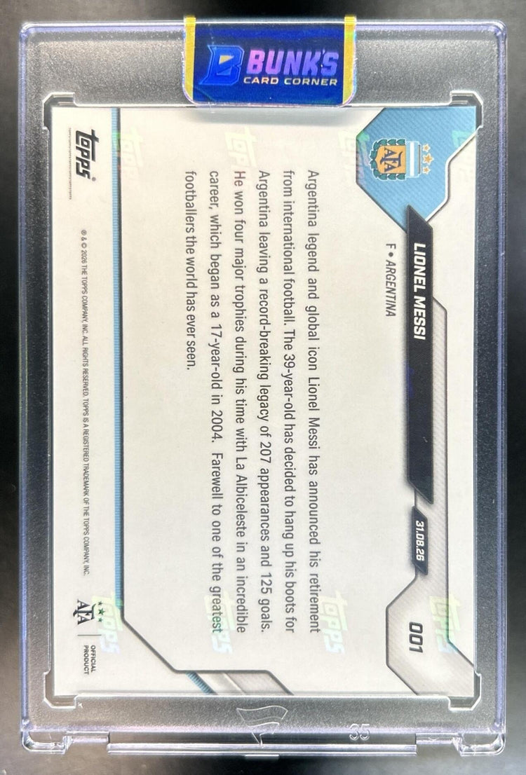 Lionel Messi back image