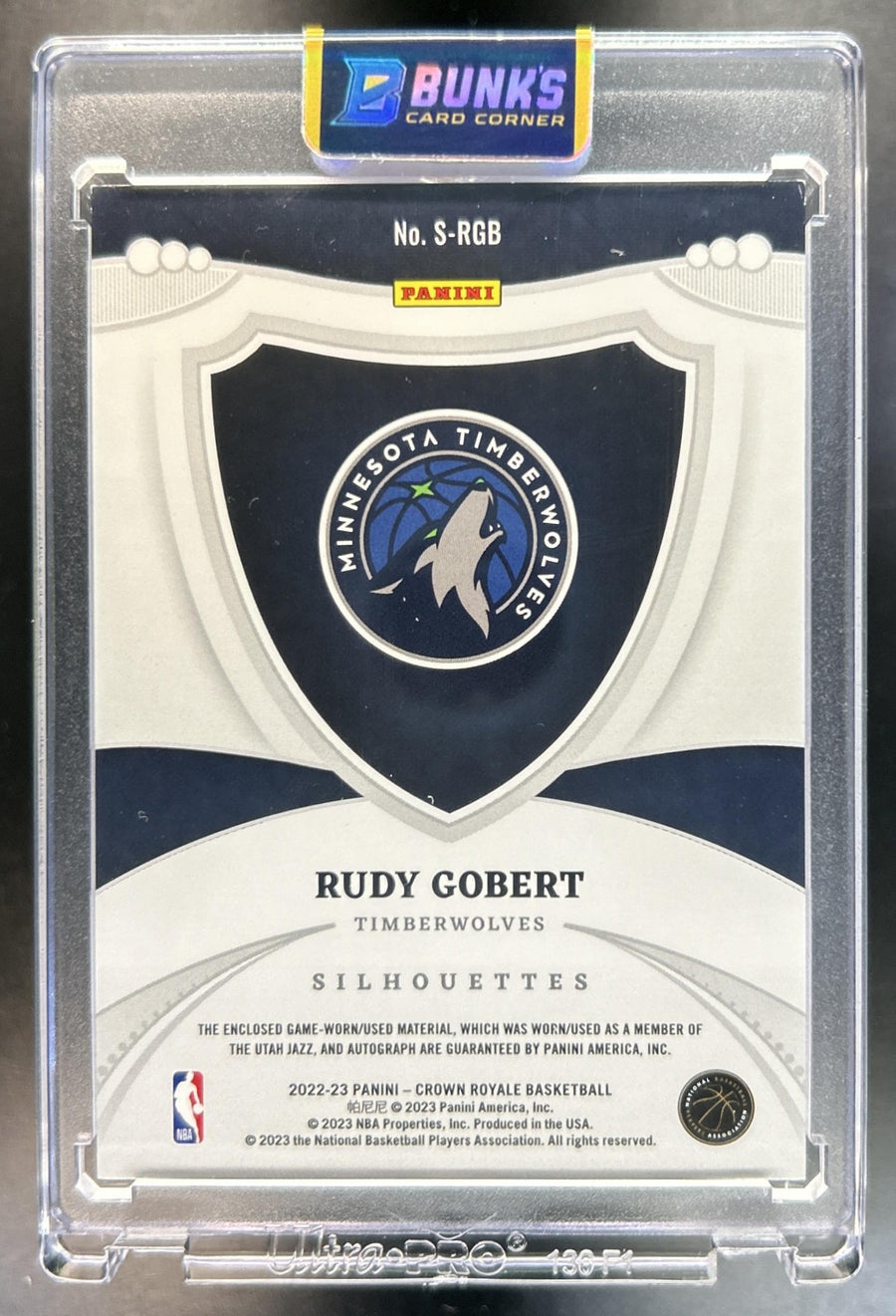 Rudy Gobert back image