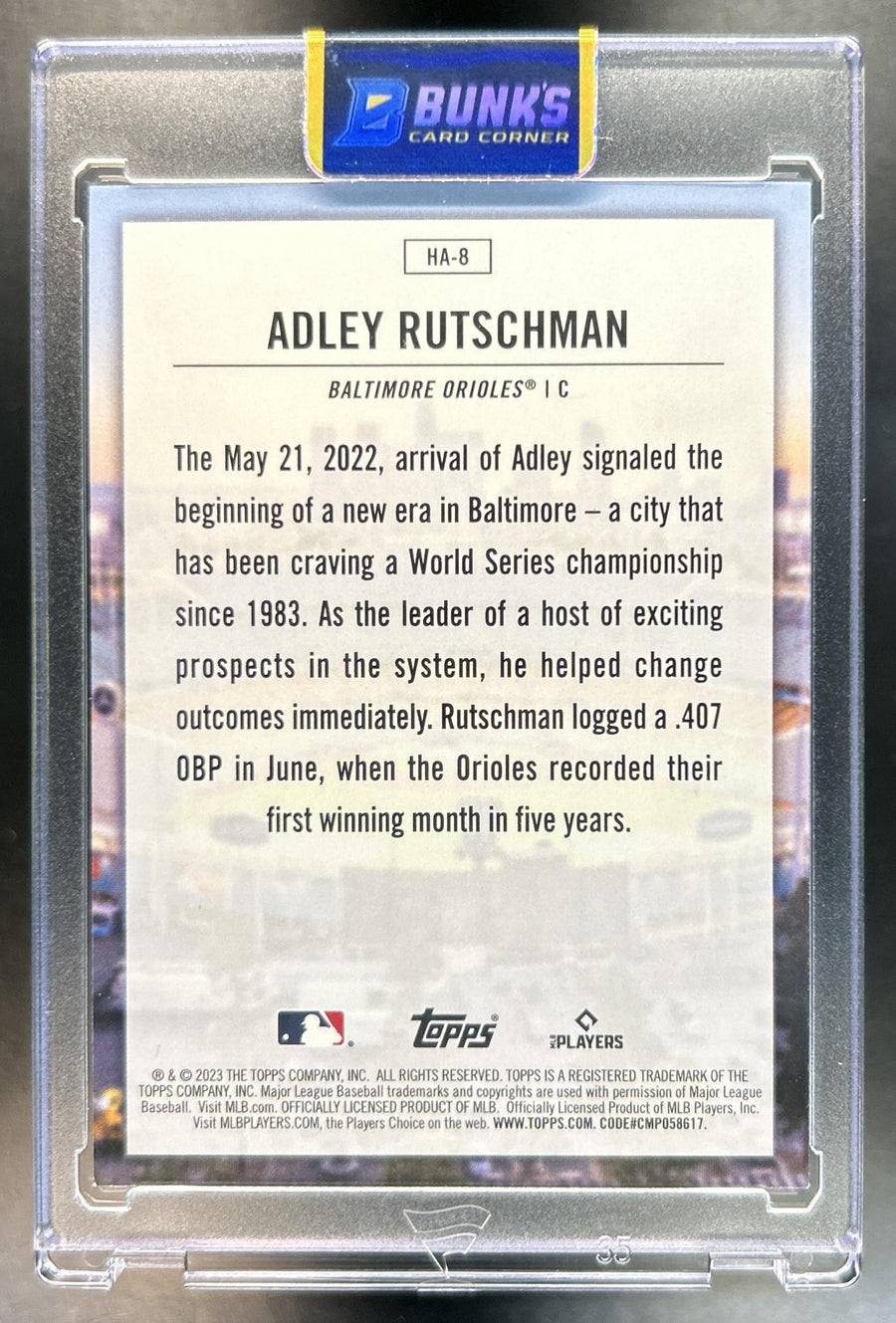 Adley Rutschman back image