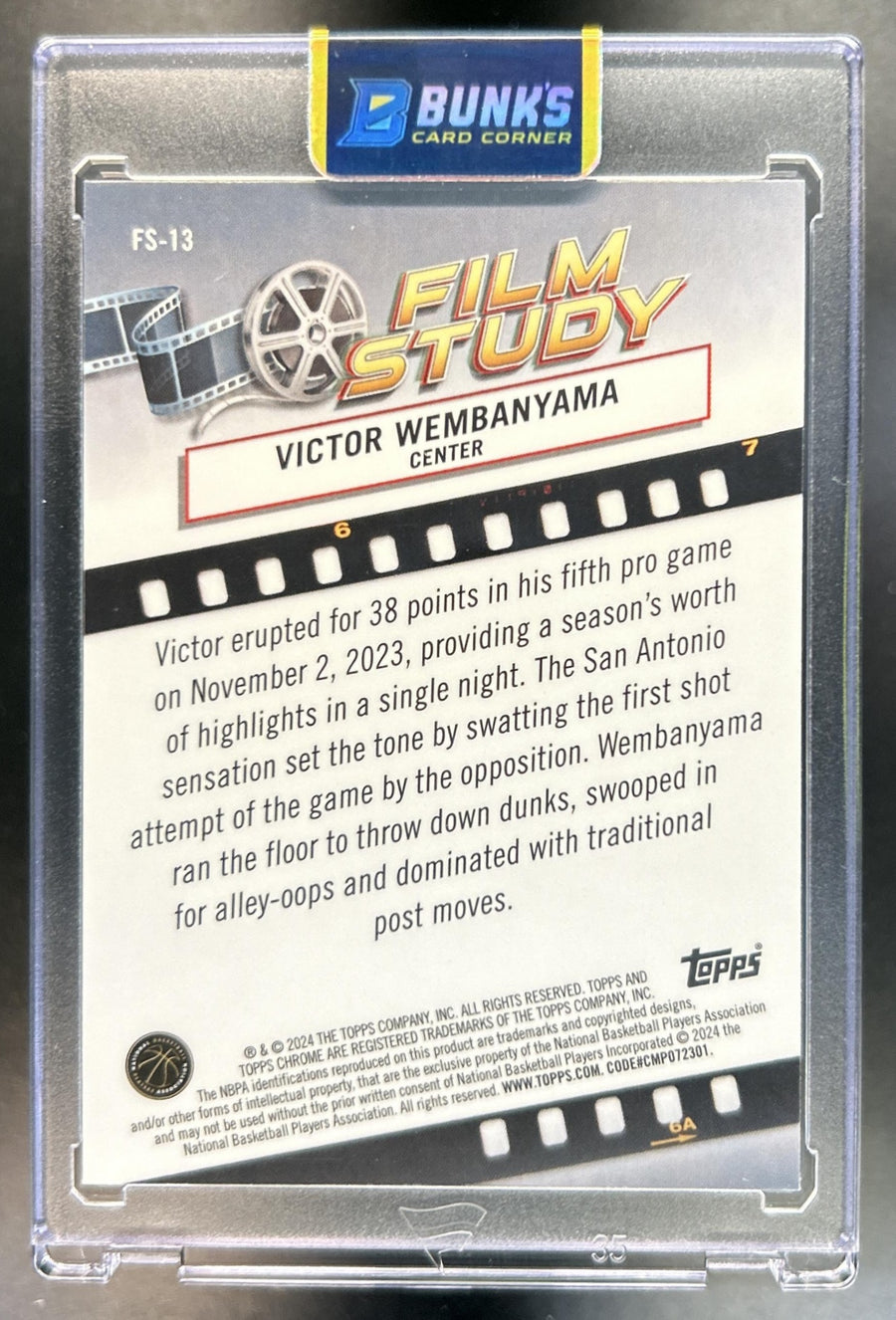 Victor Wembanyama back image