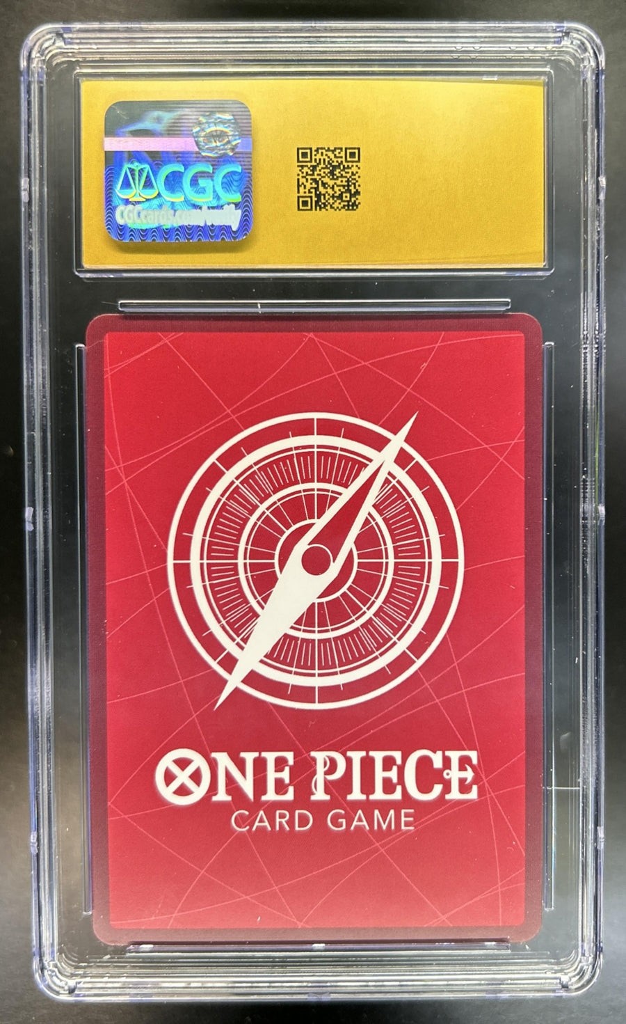 Monkey D. Luffy Purple/Black Luffy #OP09-061 Leader CGC 10