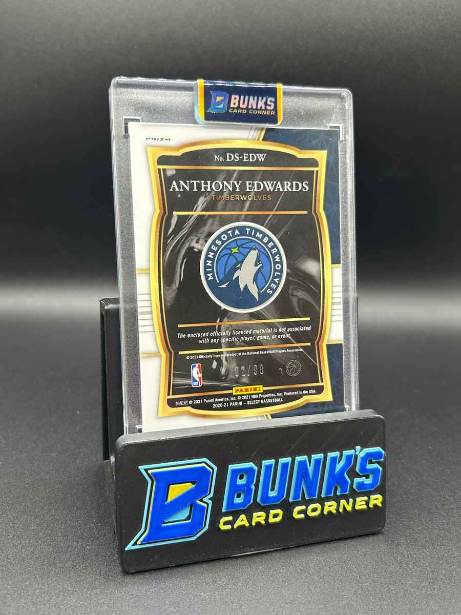 2021 Anthony Edwards Panini Select Patch Rc 82/99