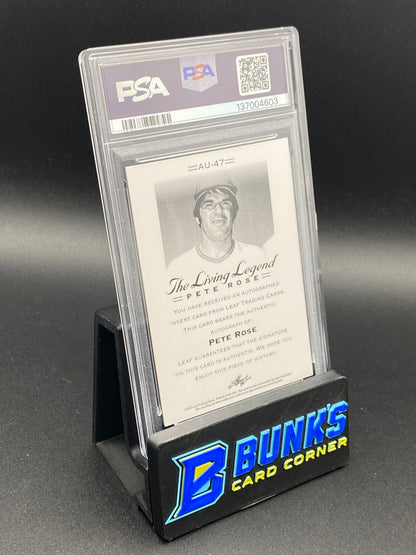 2012 Pete Rose The Living Legend Auto PSA Auto 10