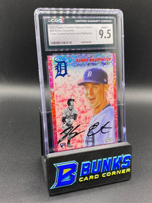 2023 Kerry Carpenter Toile Cream/ Fuchsia Lava Ref. 71/100 CGC 9.5