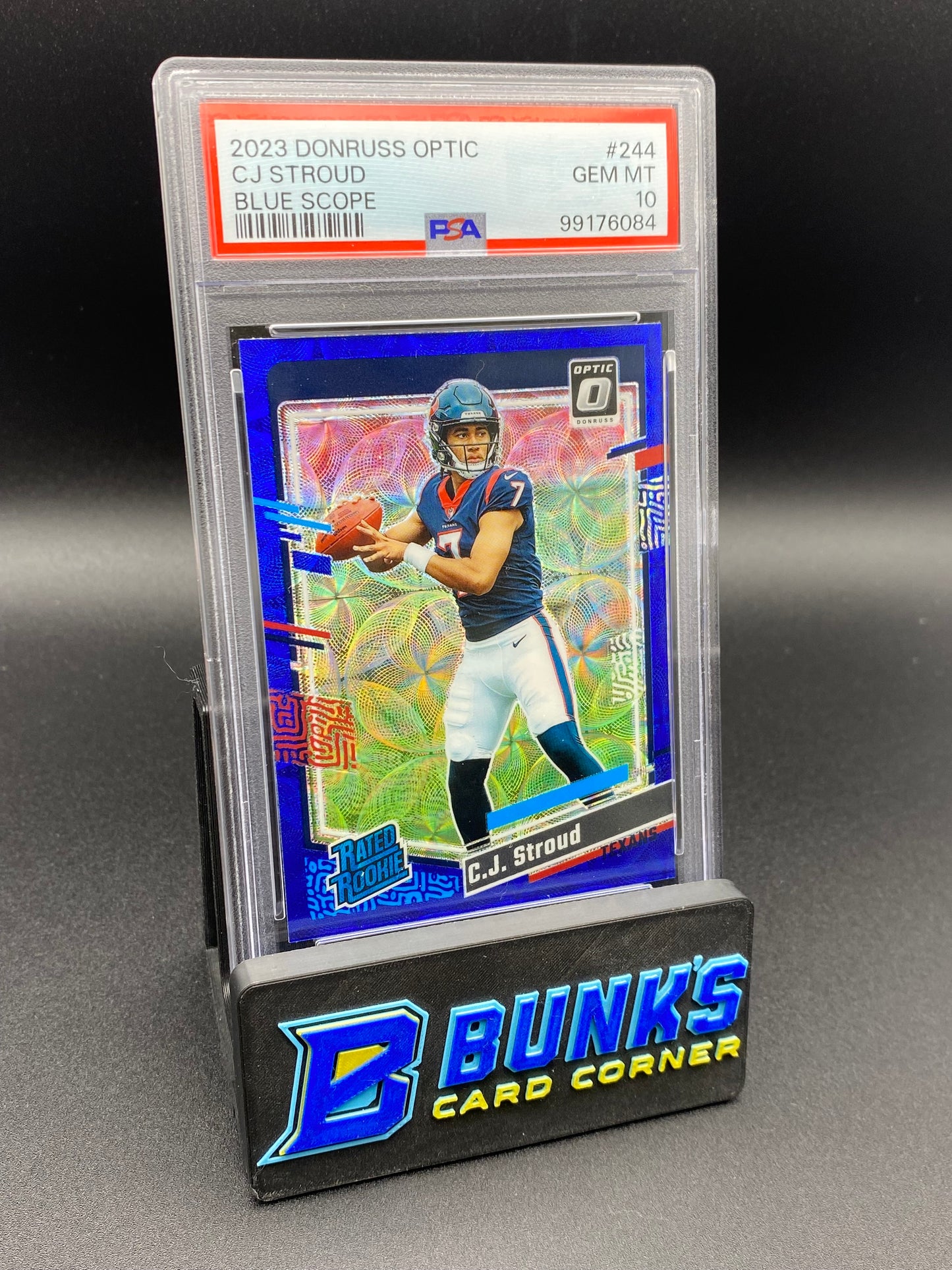 2023 CJ Stroud Blue Scope Rc PSA 10