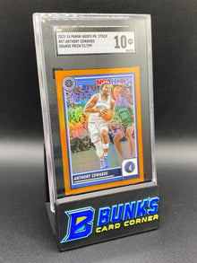 2023-24 Anthony Edwards Orange Prizm 52/299 SGC 10