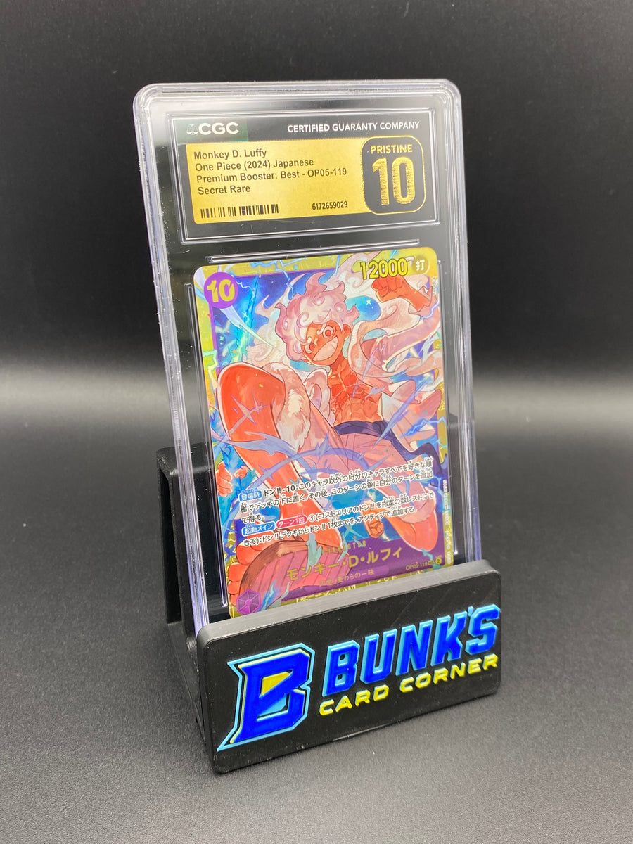 Monkey D. Luffy Secret Rare OP05-119 CGC PRISTINE 10 Japanese