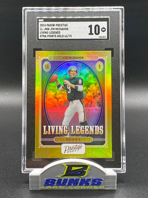 2024 Jim McMahon Xtra Points Gold 63/75 SGC 10