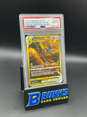 Origin Forme Dialga Vstar Galarian Gallery Crown Zenith PSA 10