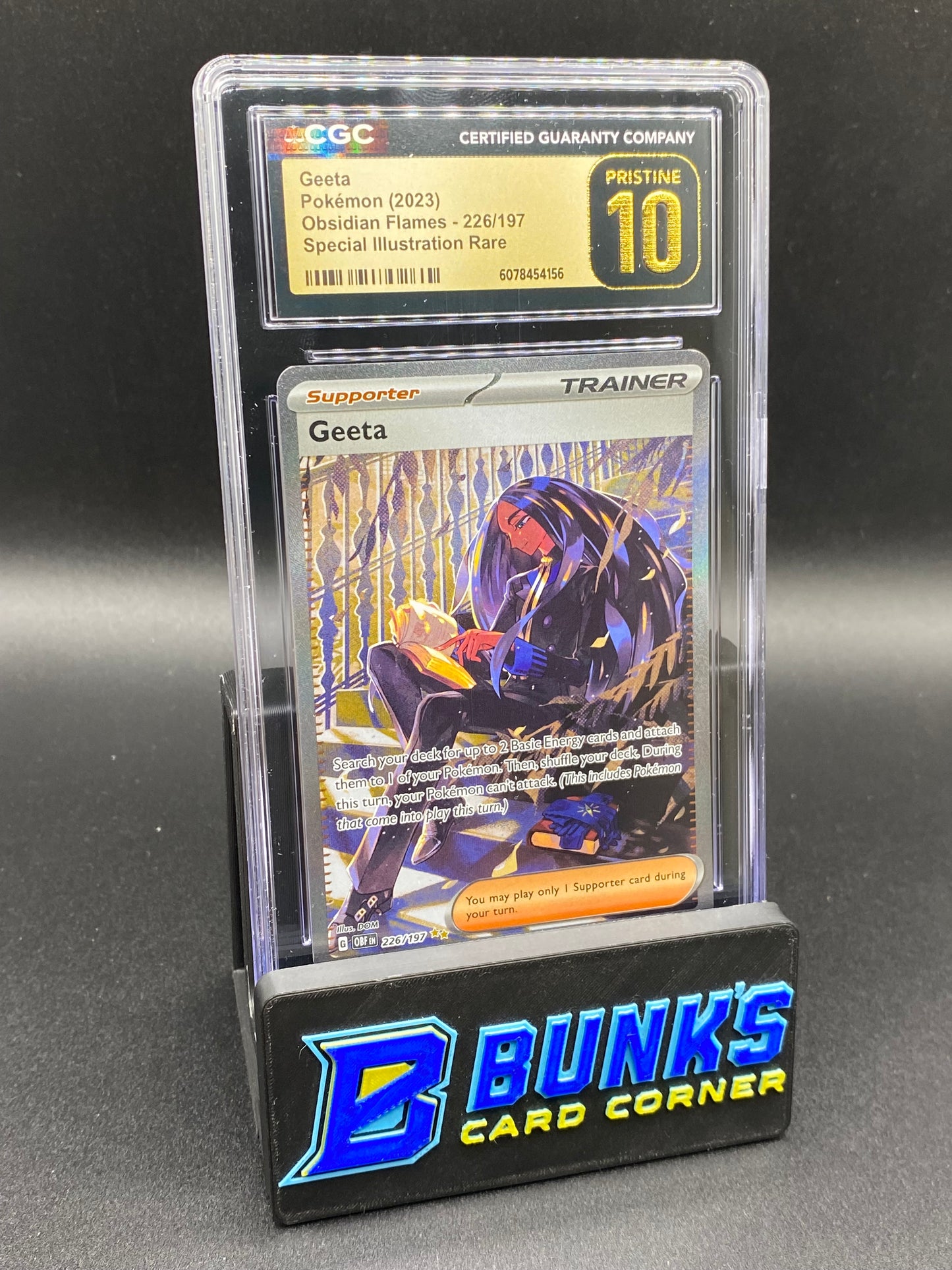 Geeta SIR Obsidian Flames CGC PRISTINE 10