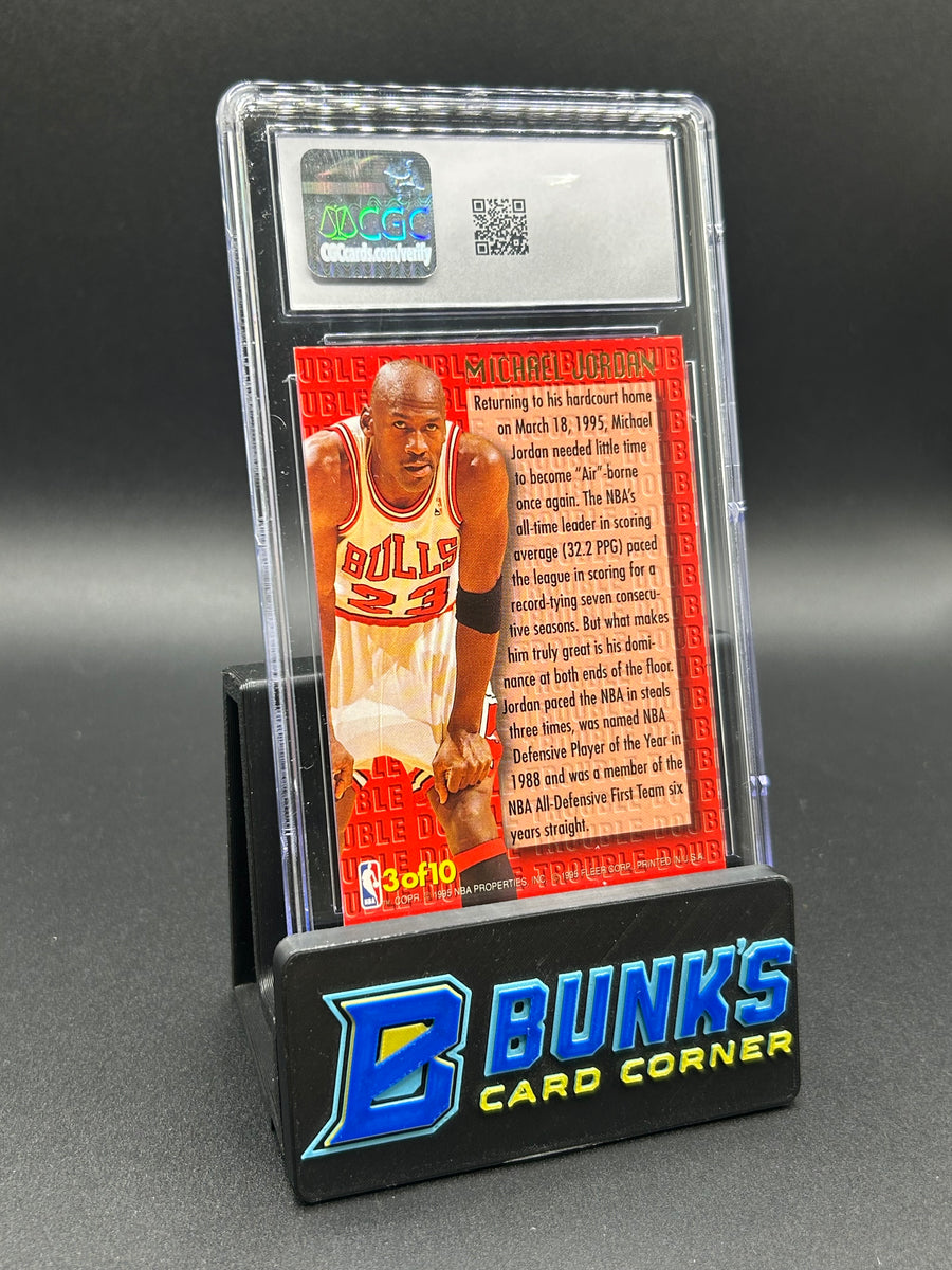1995-96 Michael Jordan Fleer Ultra Double Trouble CGC 8