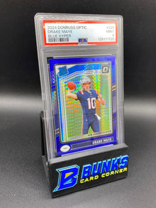 2024 Drake Maye Blue Hyper Rc PSA 9