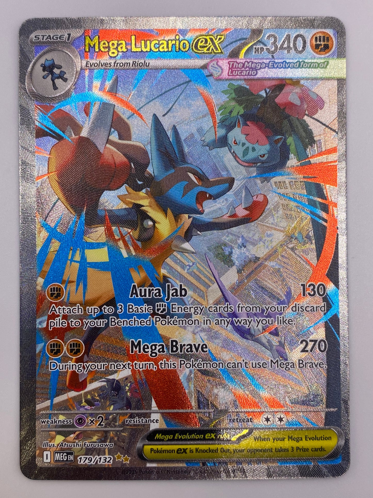 Mega Lucario Ex SIR Mega Evolutions NM