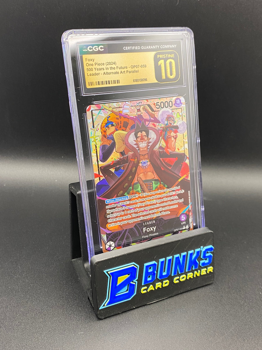 Foxy Leader Parallel OP07-059 CGC PRISTINE 10