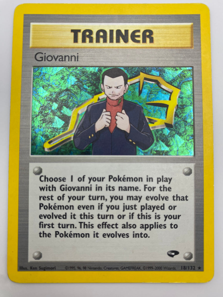 Giovanni Trainer Holo Gym Challenge MP
