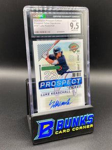 2024 Luke Keaschall Prospect Ticket Signatures CGC 9.5/10