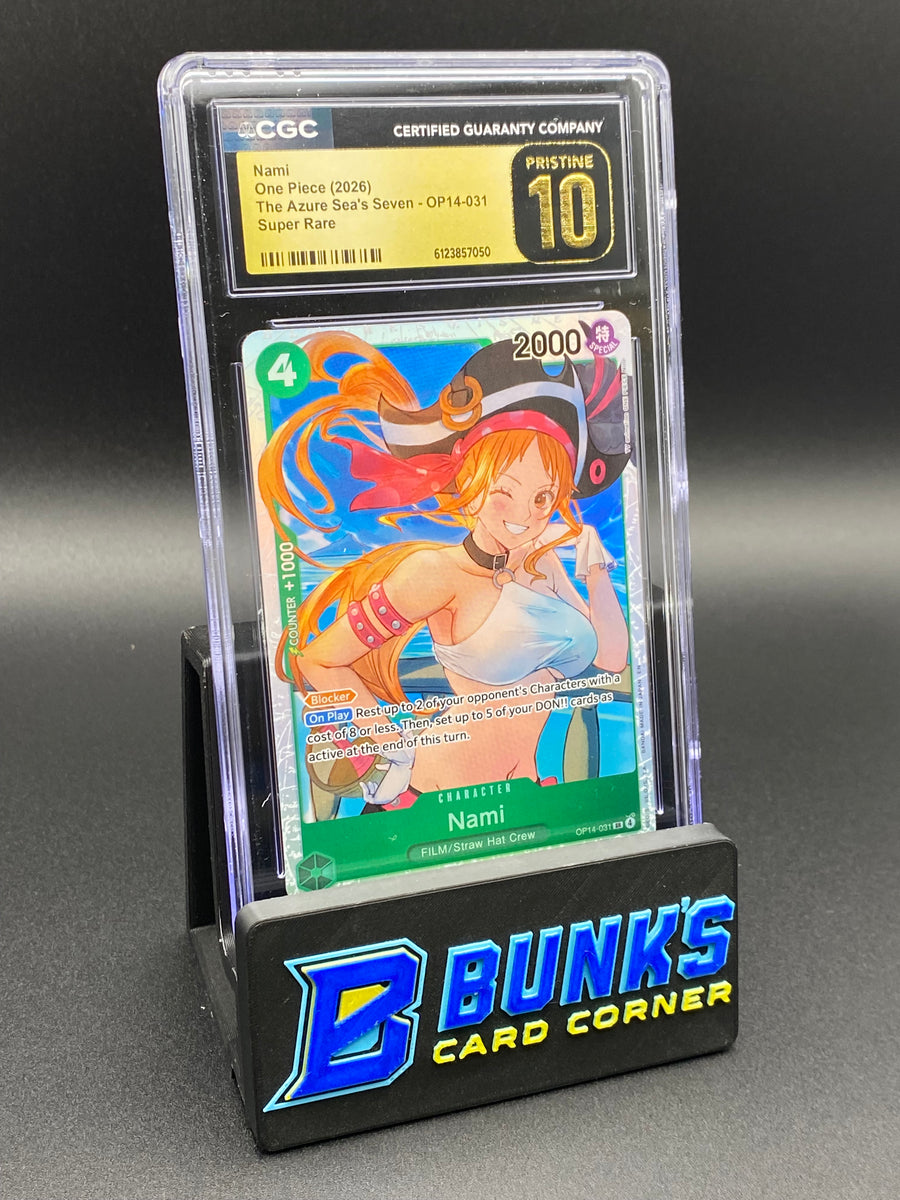 Nami Super Rare OP14 CGC PRISTINE 10