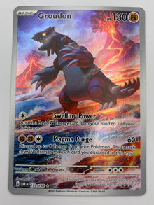 Groudon Illustration Rare Paradox Rift NM