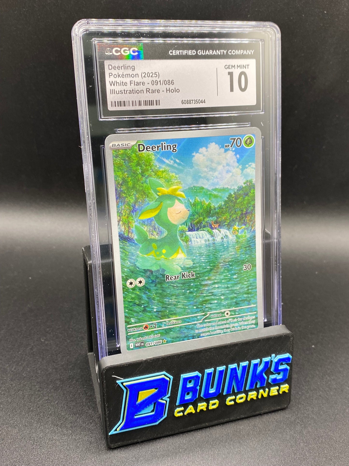 Deerling Illustration Rare White Flare CGC 10