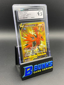 Galarian Zapdos V Secret Rare Brilliant Stars CGC 9.5