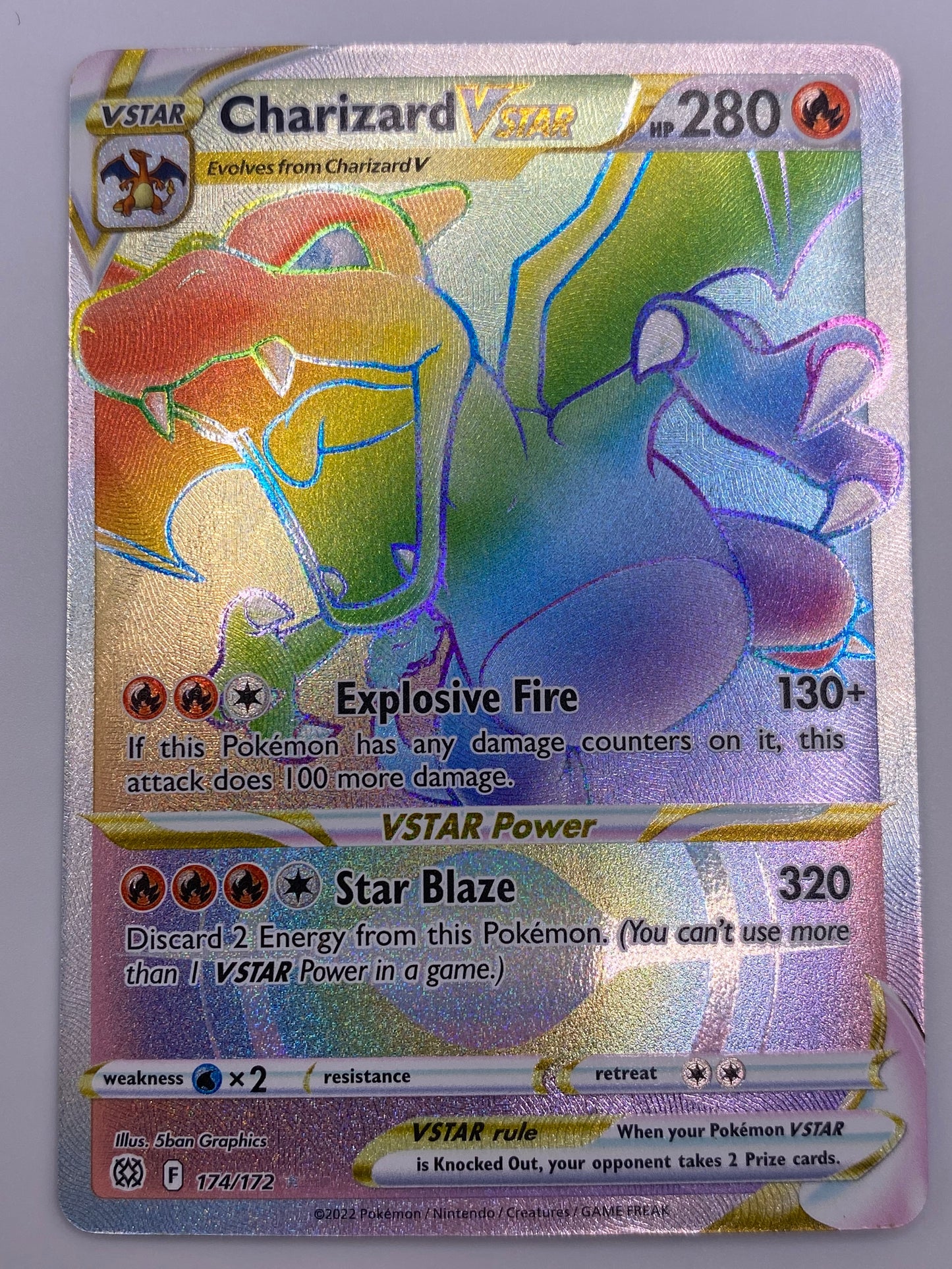 Charizard Vstar Brilliant Stars NM