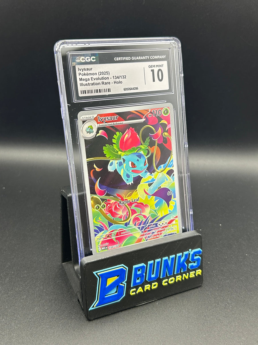 Ivysaur Illustration Rare Mega Evolution CGC 10