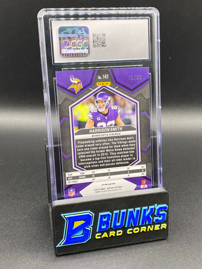 2024 Harrison Smith Choice Fusion Red & Yellow 18/80 CGC 10