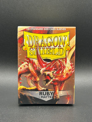 Dragon Shield Ruby Matte 100 Sleeves
